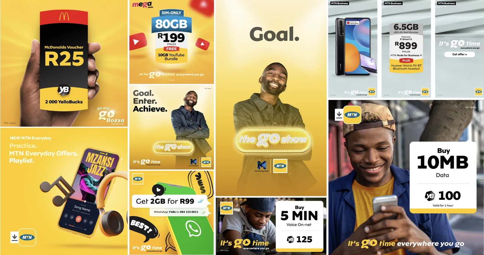 MTN EverydayGigs — campaign assets